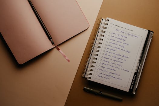 Notebooks on the Table